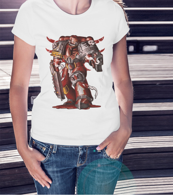 WH Blood Angels Space Marine Warhammer 40K T-Shirt