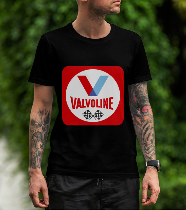 Valvoline Racing Checkered Flag T-Shirt