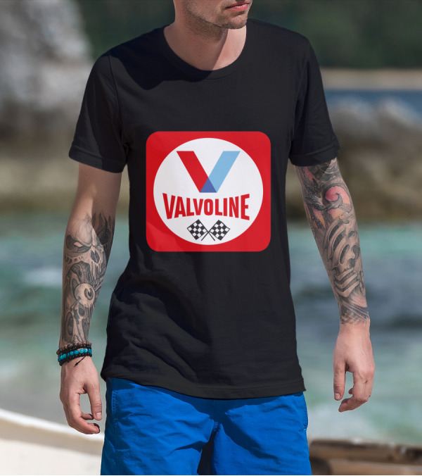 Valvoline Racing Checkered Flag T-Shirt