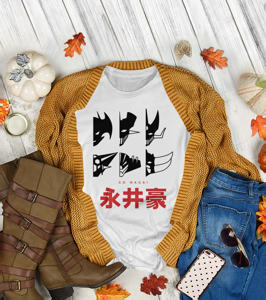 GO NAGAI 永井豪 Iconic Characters Silhouette Collection T-Shirt