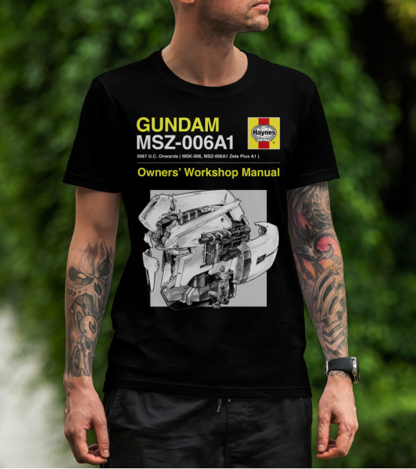 Gundam MSZ-006A1 Zeta Plus Owners' Workshop Manual Haynes 0087 U.C. Onwards T-Shirt
