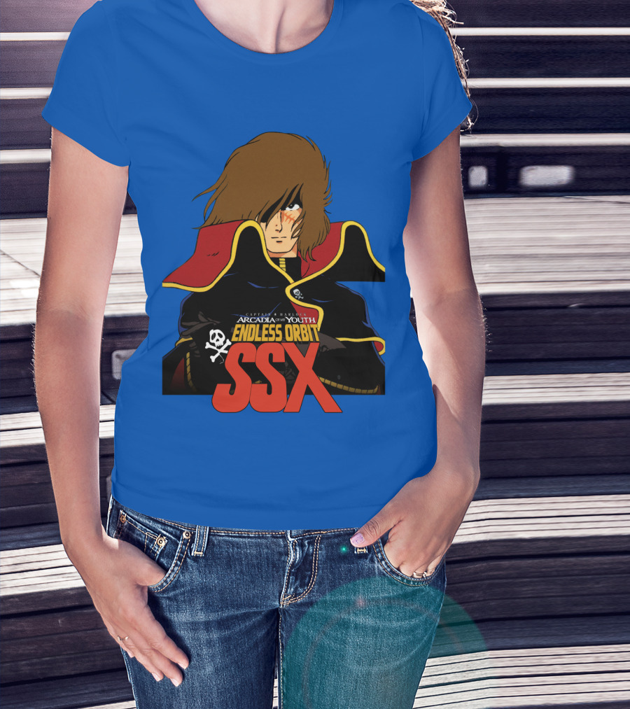 Captain Harlock Arcadia Of My Youth Endless Orbit SSX T-Shirt