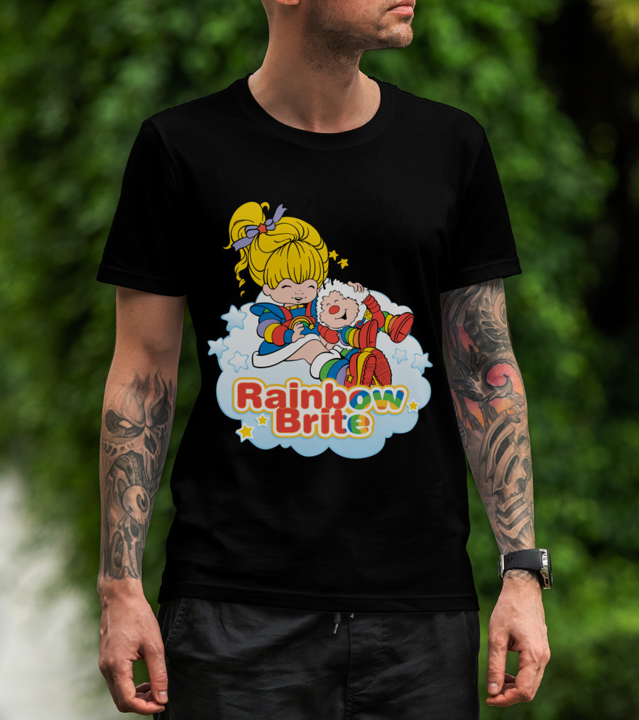 Rainbow Brite And Twink Smiling Happiness Cloud Adventure T-Shirt