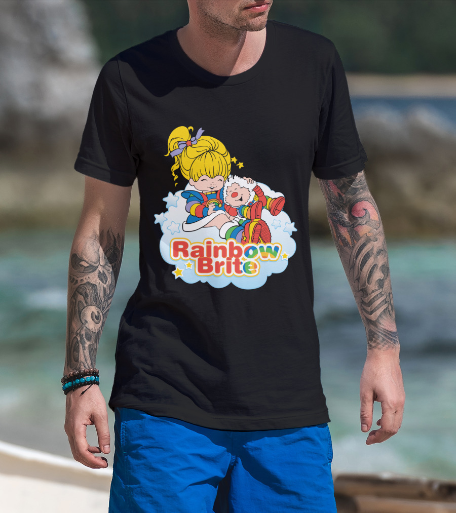 Rainbow Brite And Twink Smiling Happiness Cloud Adventure T-Shirt