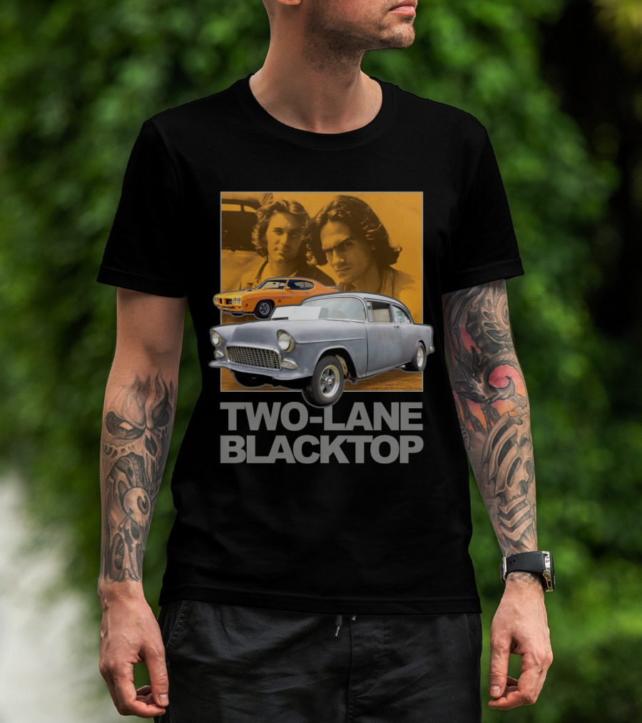 Two-Lane Blacktop Classic Cars And Characters T-Shirt