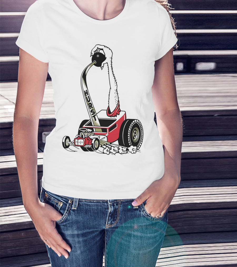 Hurst Floor Shift Monster Hot Rod Racing T-Shirt