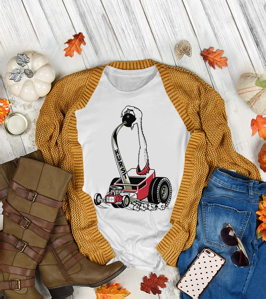 Hurst Floor Shift Monster Hot Rod Racing T-Shirt