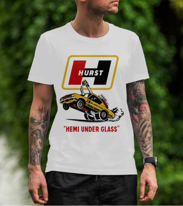 Hurst Hemi Under Glass Wheelstand T-Shirt