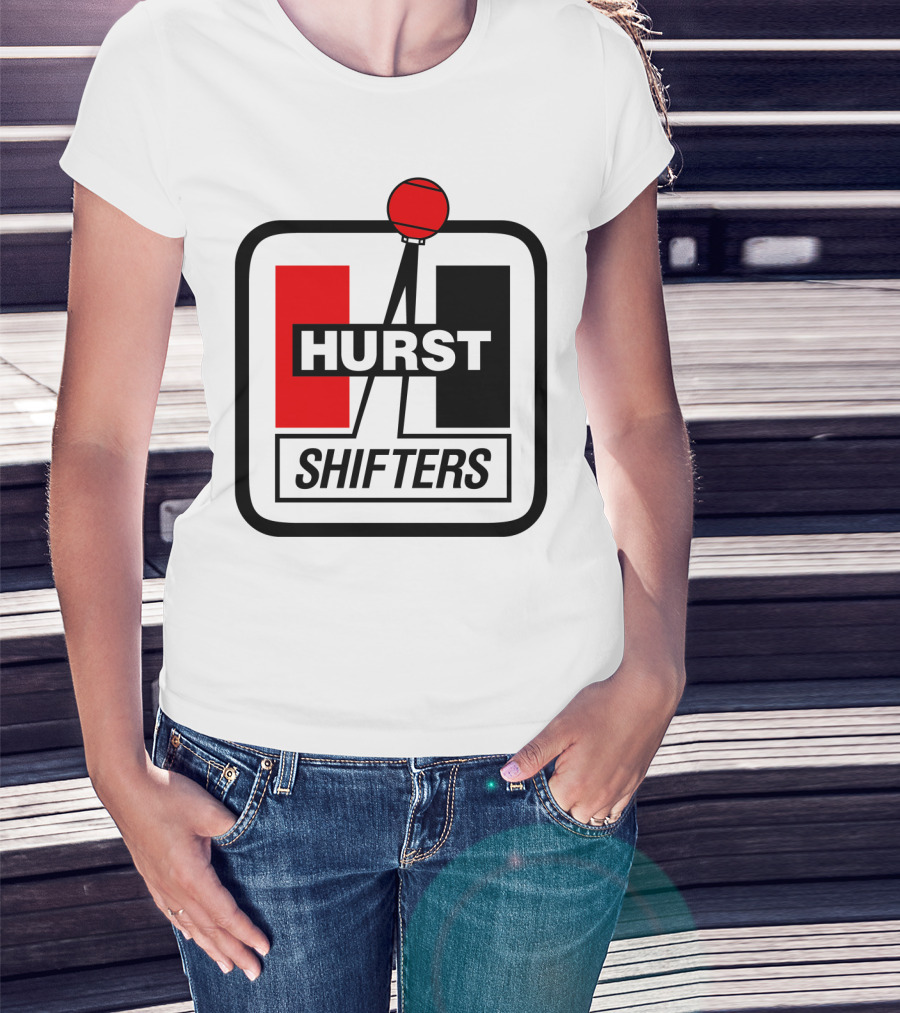 Hurst Shifters Logo Red And Black Gear Stick T-Shirt