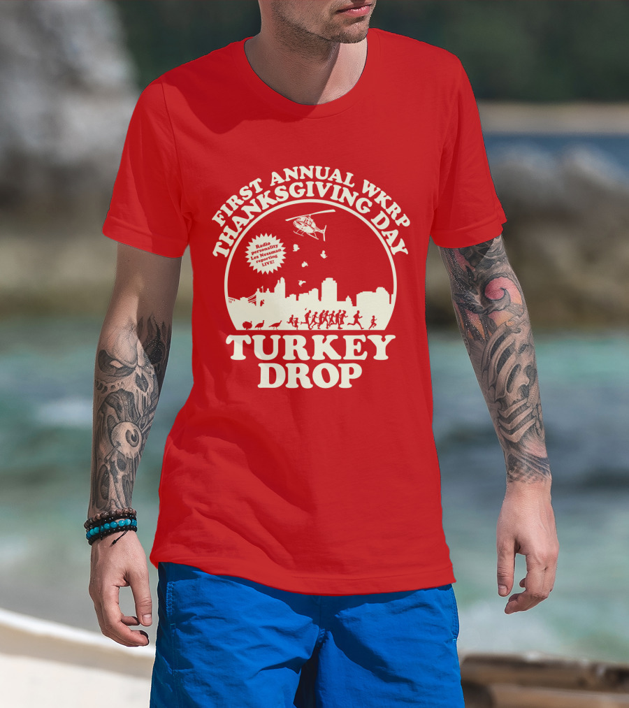 First Annual Wkrp Thanksgiving Day Turkey Drop Radio Presentation Live T-Shirt