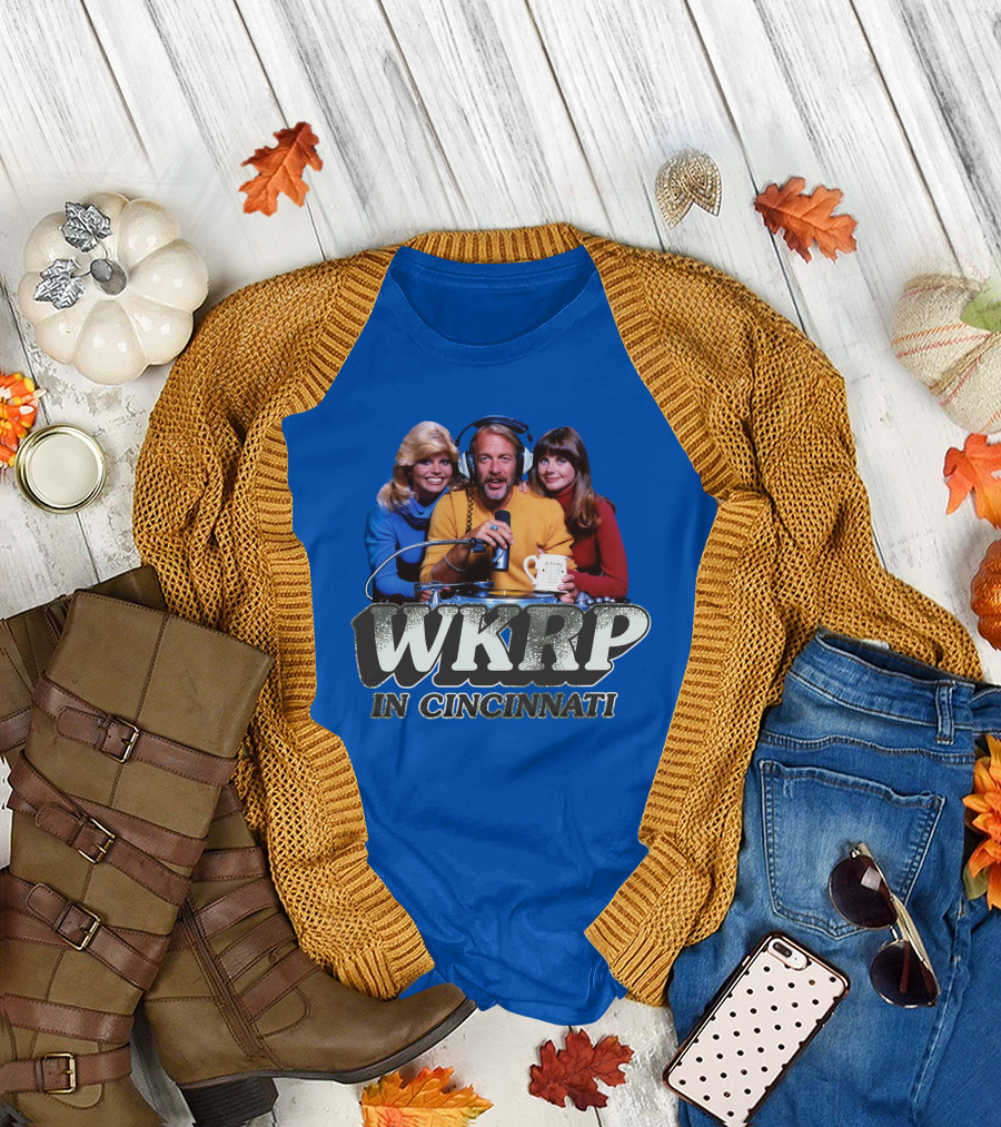 WKRP in Cincinnati Retro Cast 70s Radio Show T-Shirt