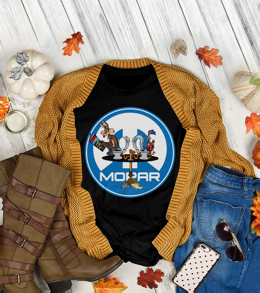 Mopar Road Runner vs Coyote Ford T-Shirt