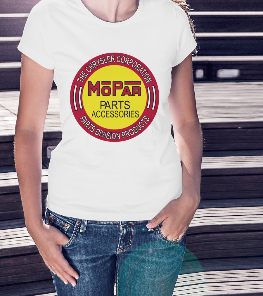 The Chrysler Corporation Mopar Parts Accessories Parts Division Products T-Shirt