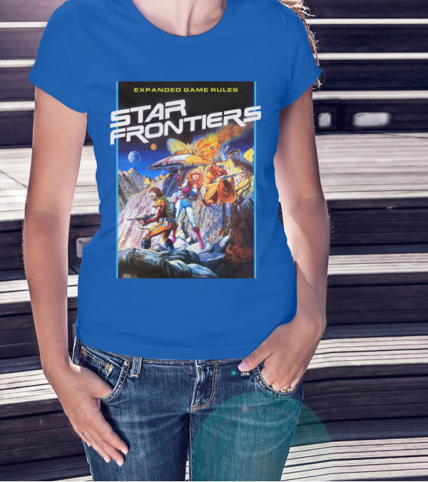 Star Frontiers Expanded Game Rules Retro Sci-Fi Adventure T-Shirt