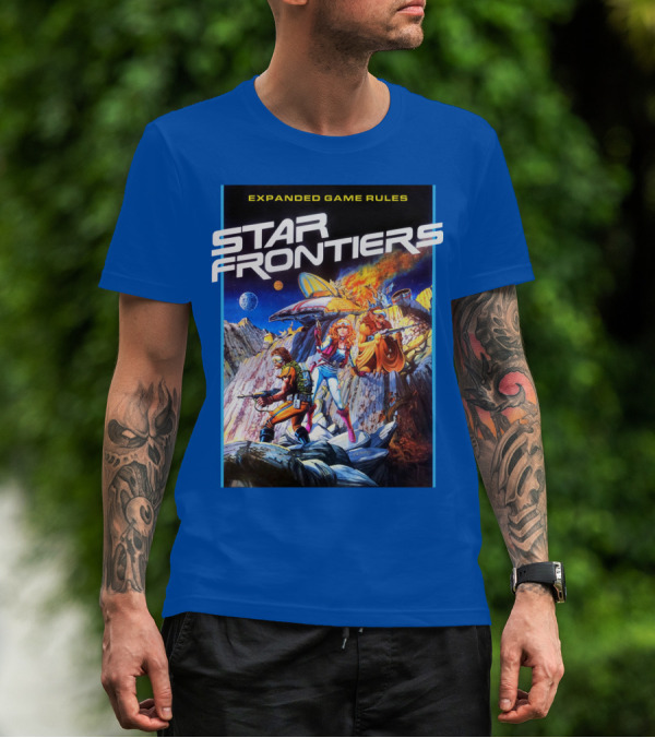Star Frontiers Expanded Game Rules Retro Sci-Fi Adventure T-Shirt