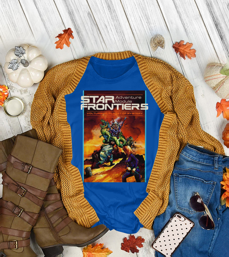 Star Frontiers Adventure Module Volturnus Planet of Mystery T-Shirt