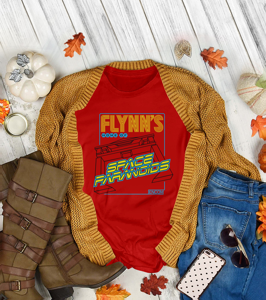 FLYNN'S Home of Space Paranoids ENCOM T-Shirt