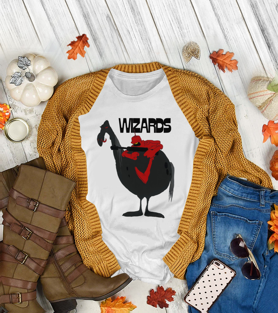 Wizards Animated Film Character Riding Creature T-Shirt