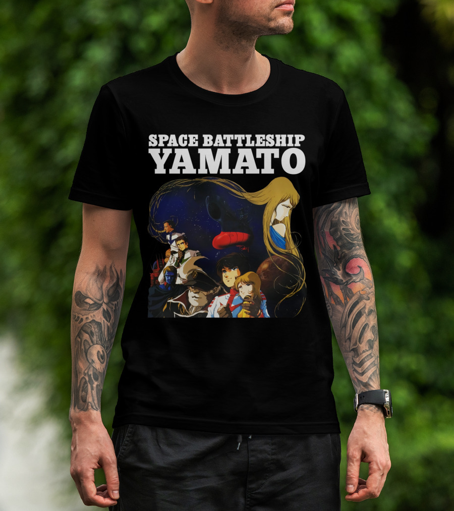 Space Battleship Yamato Classic Anime Crew Collection T-Shirt