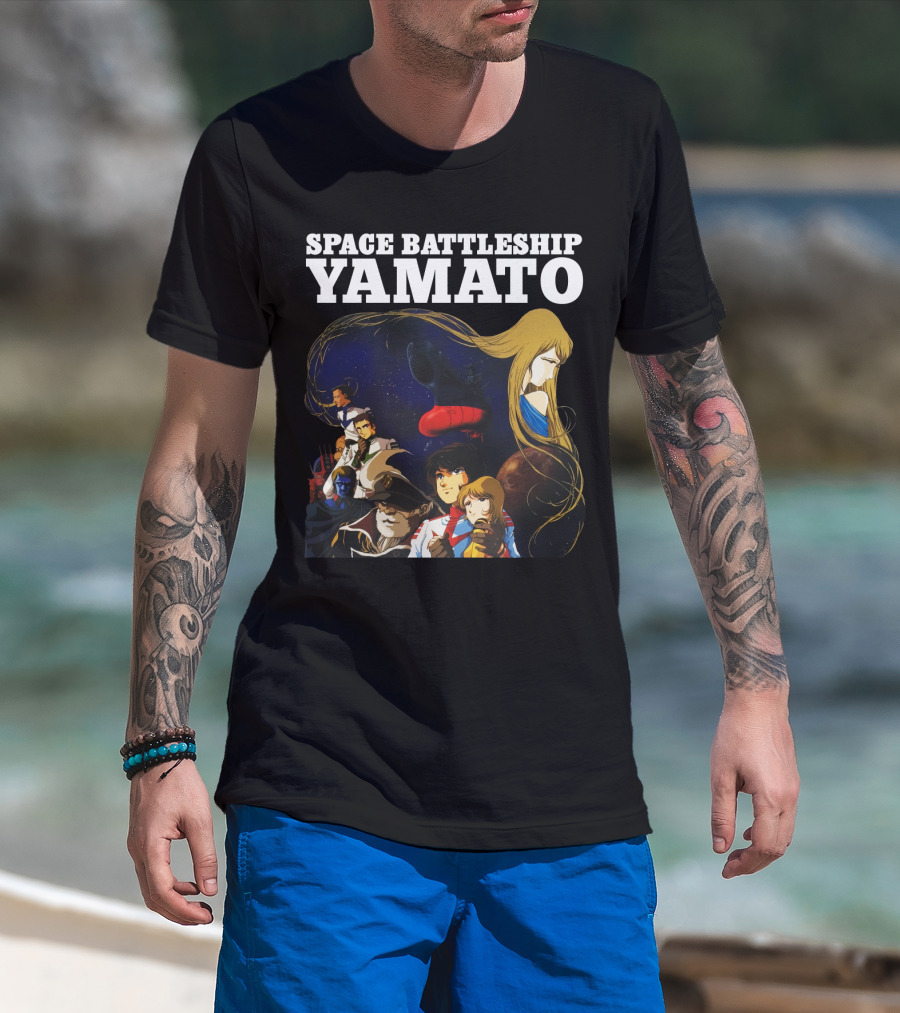 Space Battleship Yamato Classic Anime Crew Collection T-Shirt
