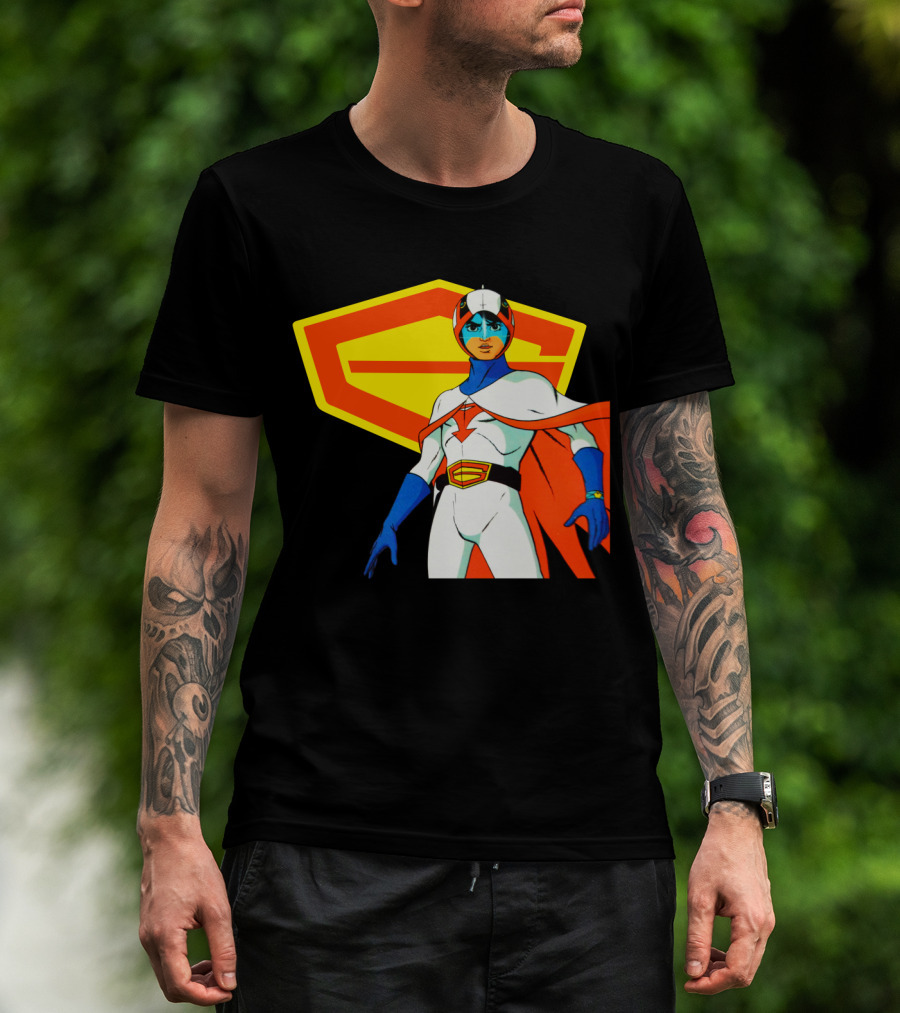 Battle Of The Planets G Force Iconic Character With Emblem T-Shirt