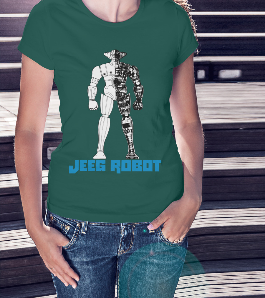 Jeeg Robot Cyborg Half-Mechanical T-Shirt