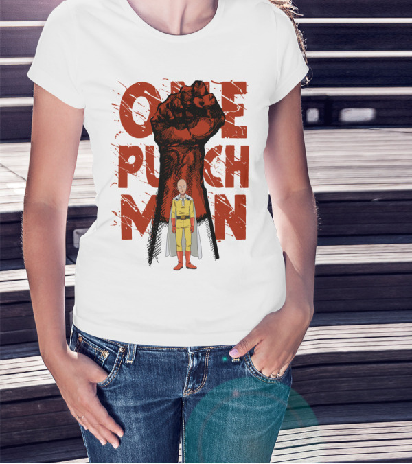 One Punch Man Saitama Hero Fist Power T-Shirt