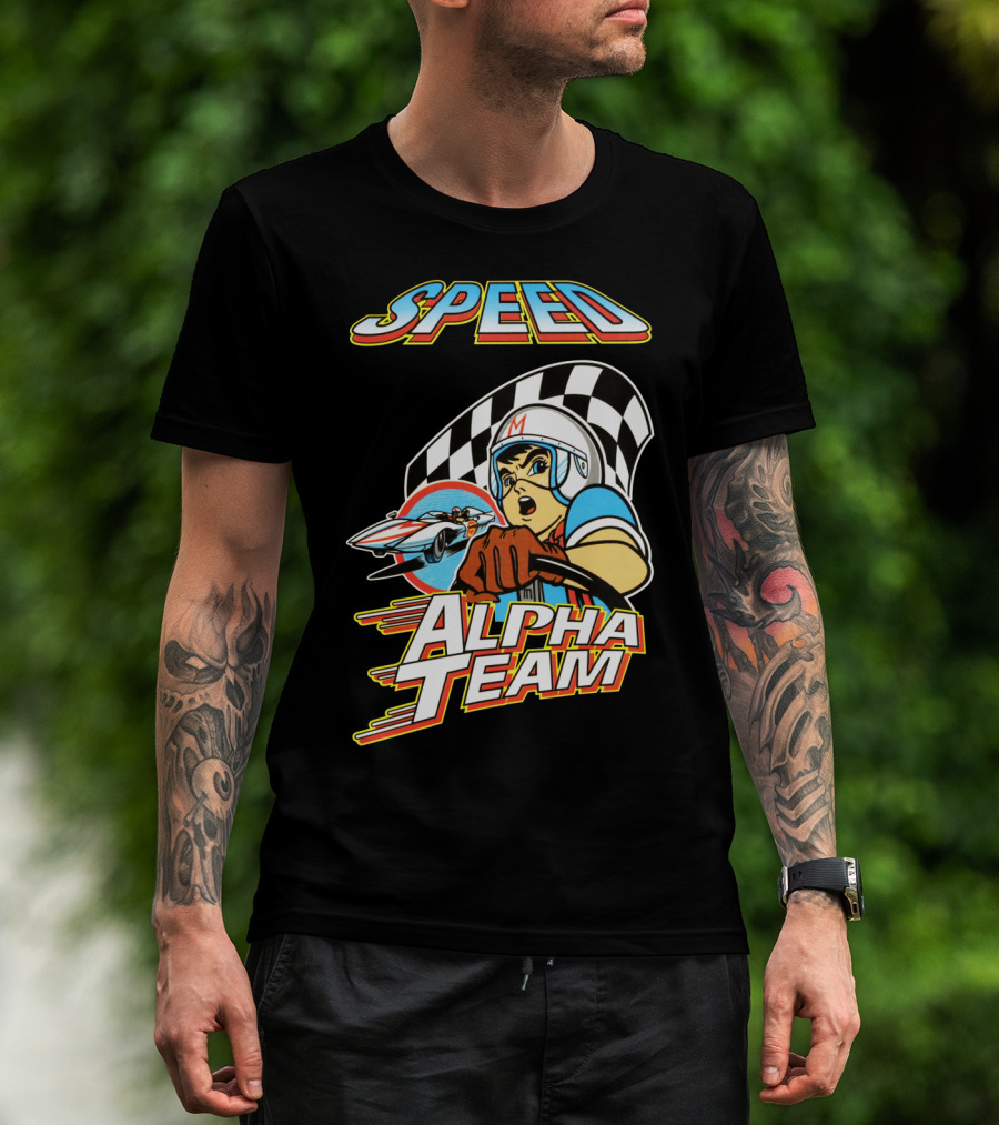 Speed Racer Alpha Team Dynamic Racing Adventure T-Shirt
