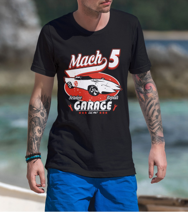 Mach 5 Service Repair Garage Est 1967 T-Shirt