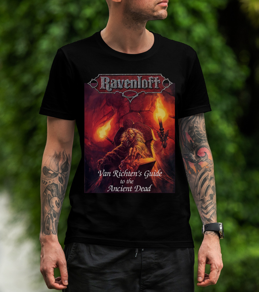 Ravenloft Van Richten's Guide To The Ancient Dead T-Shirt