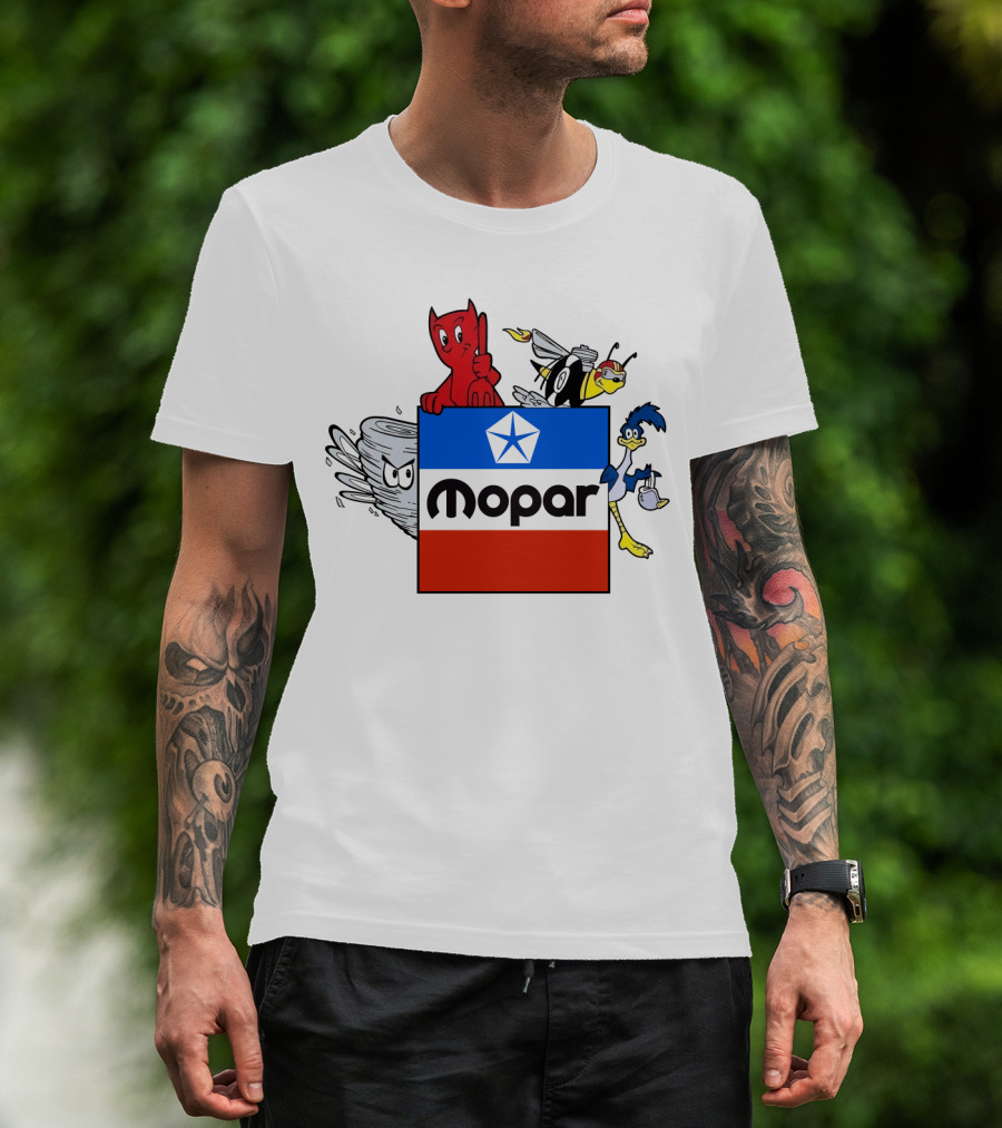 Mopar Dodge Road Runner Tasmanian Devil Bee Racing Icon Collection T-Shirt