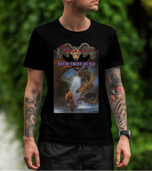 Shadowrun Never Trust An Elf T-Shirt