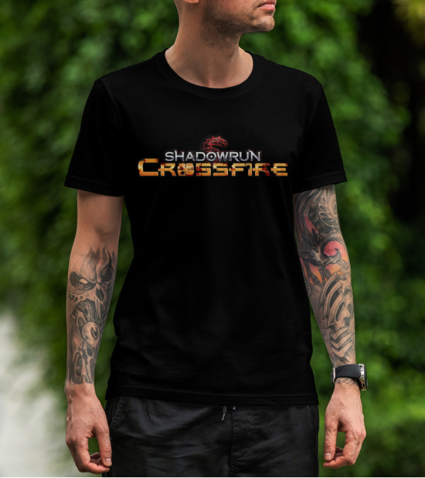 Shadowrun Crossfire Dragon Emblem T-Shirt