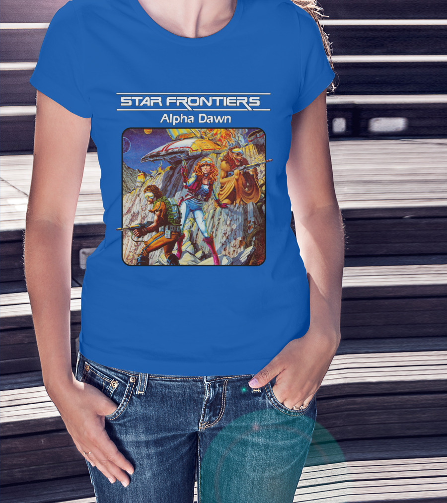 Star Frontiers Alpha Dawn Retro Sci-Fi Adventure T-Shirt
