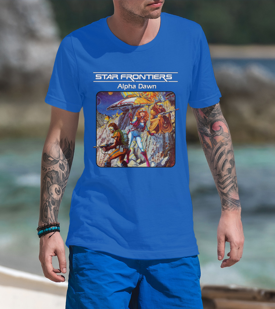 Star Frontiers Alpha Dawn Retro Sci-Fi Adventure T-Shirt