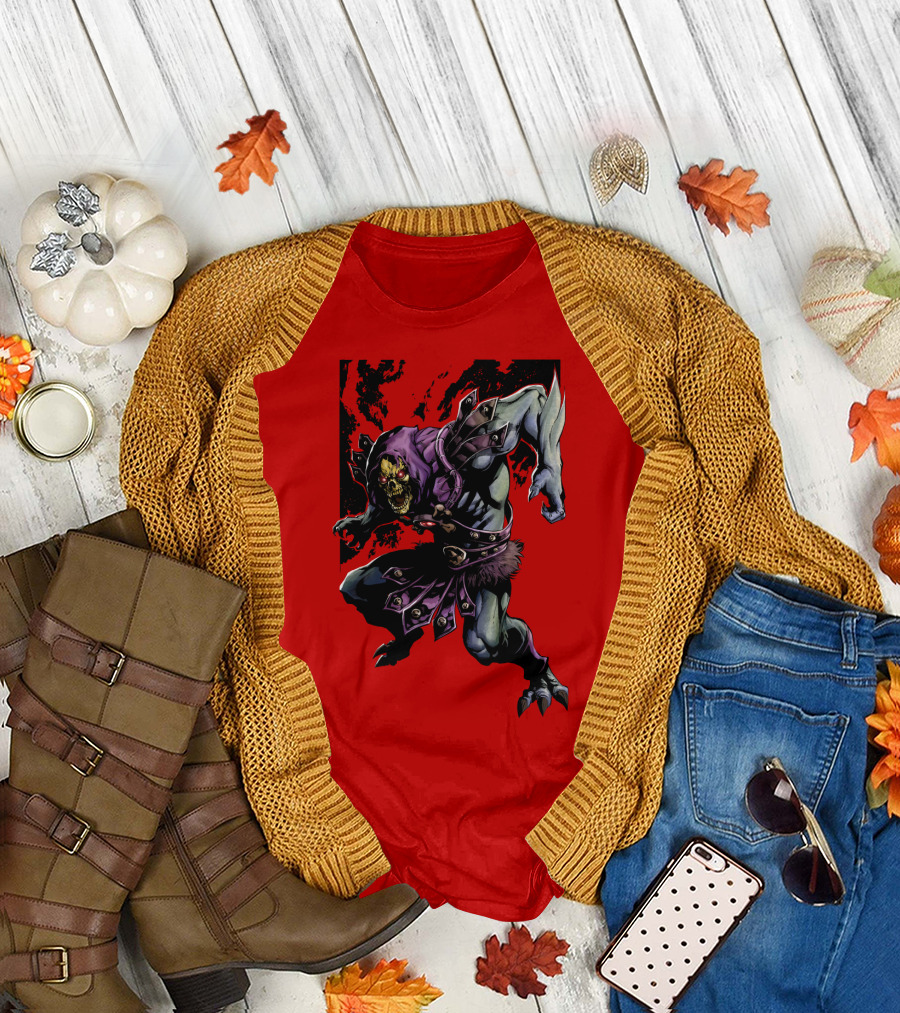 Skeletor Masters of the Universe Villain Dark T-Shirt
