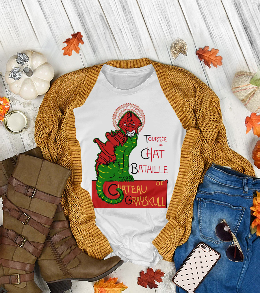 Tournée du Chat Bataille de Château Grayskull T-Shirt
