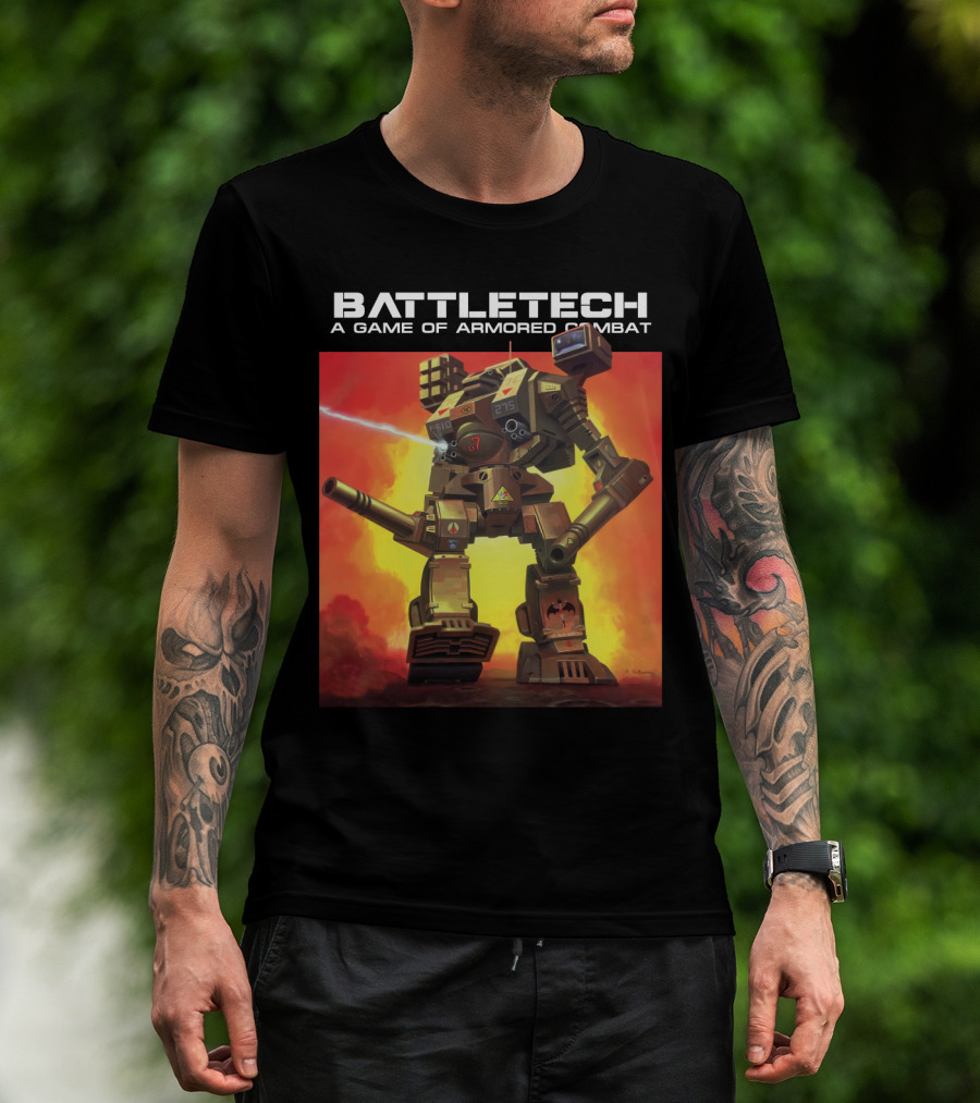 BATTLETECH A Game Of Armored Combat Mech T-Shirt