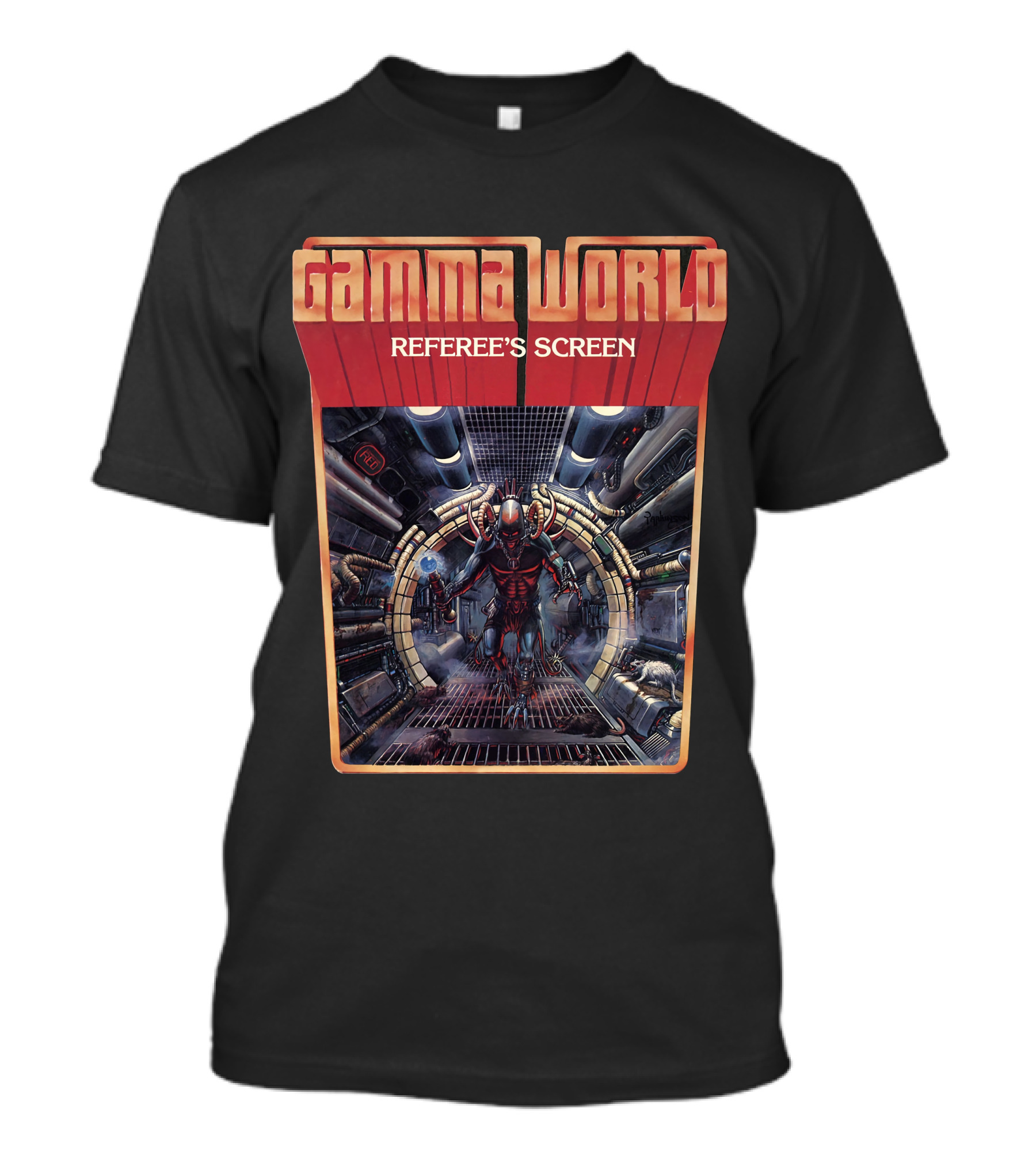 Gamma World Referee's Screen Sci-Fi Dungeon Crawler Adventure T-Shirt