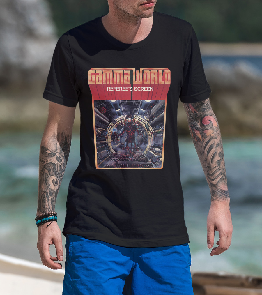 Gamma World Referee's Screen Sci-Fi Dungeon Crawler Adventure T-Shirt