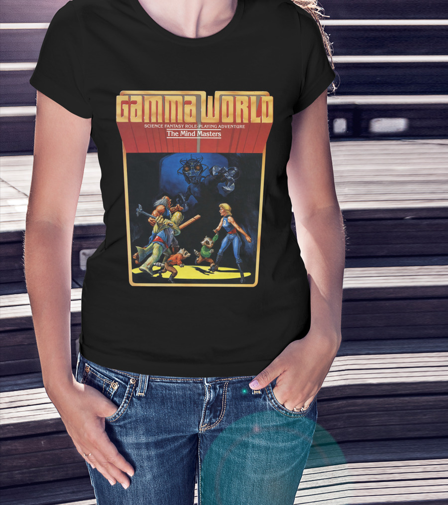 Gamma World Science Fantasy Role-Playing Adventure The Mind Masters T-Shirt