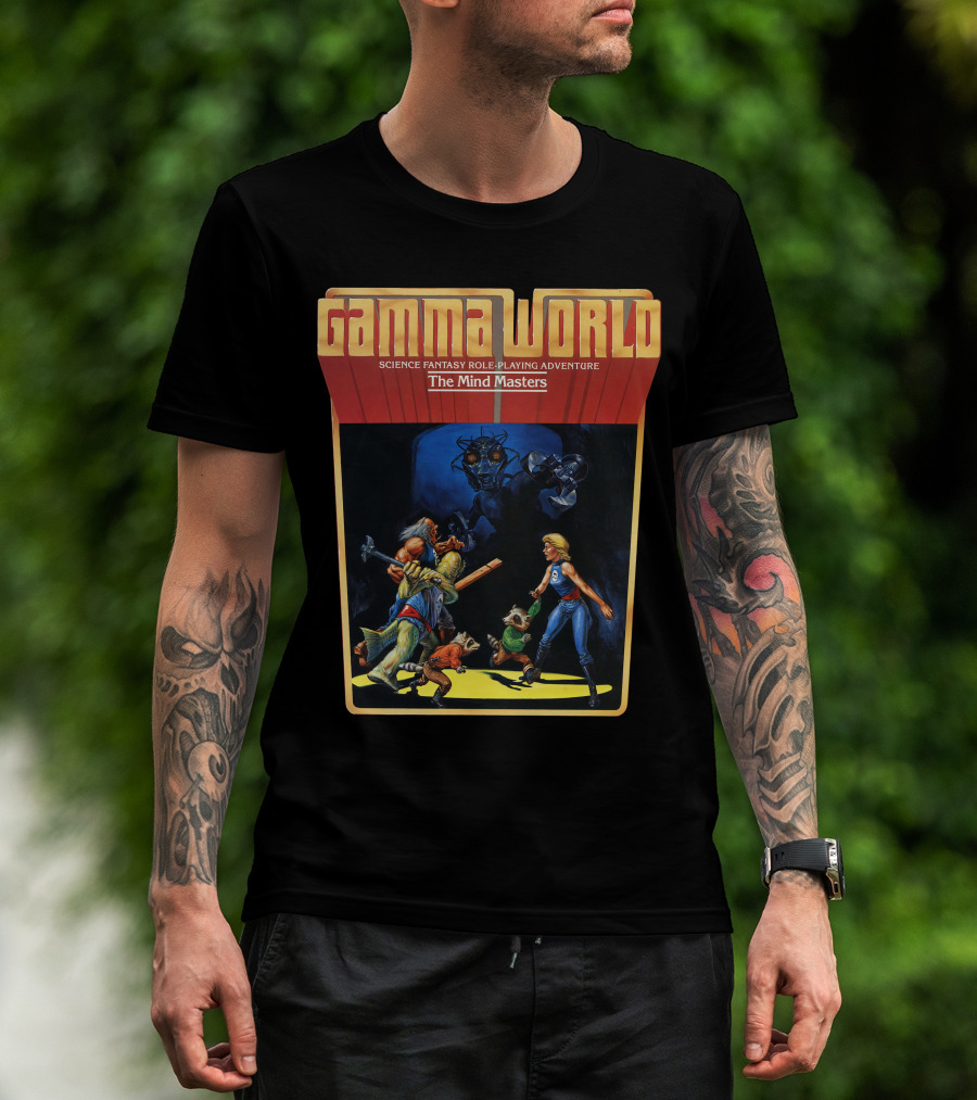 Gamma World Science Fantasy Role-Playing Adventure The Mind Masters T-Shirt