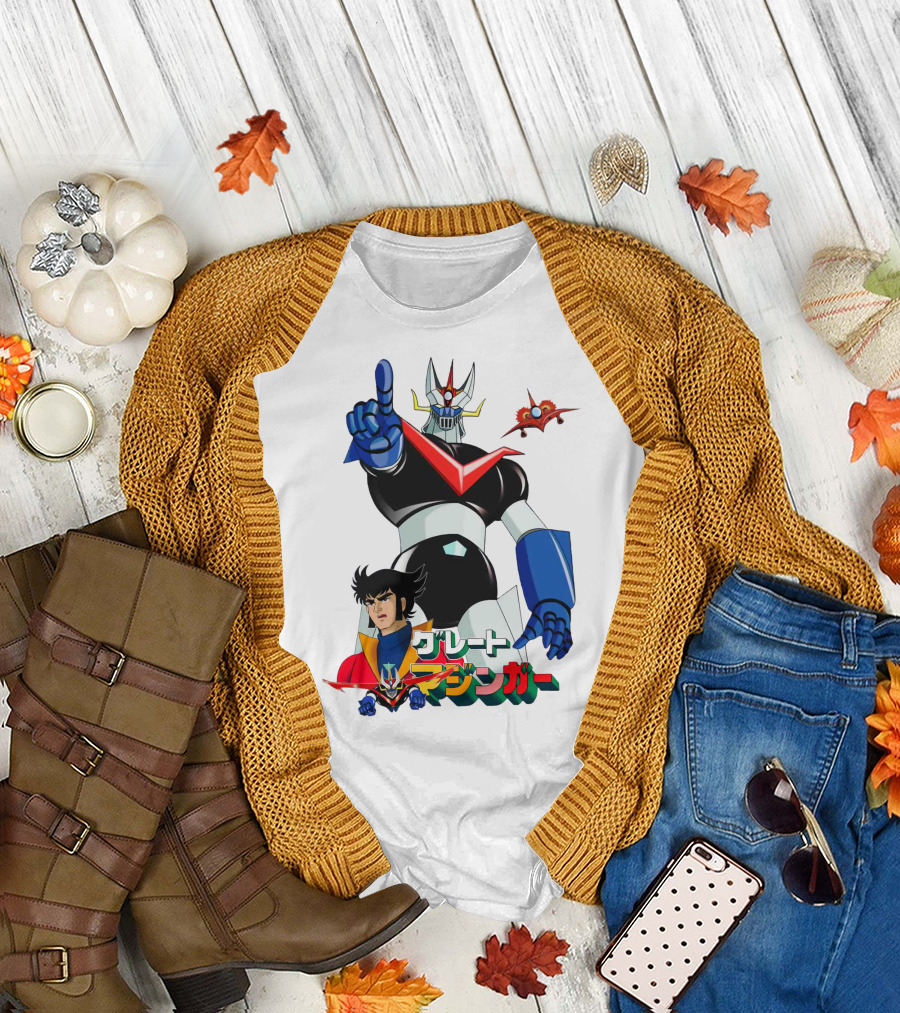 Great Mazinger Robot Anime Character T-Shirt