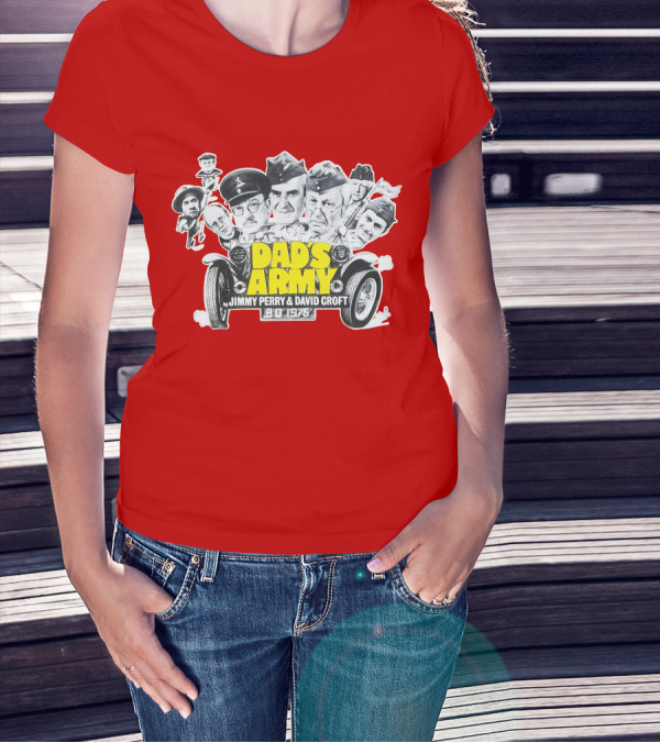 Dad's Army By Jimmy Perry And David Croft BBC 1975 T-Shirt