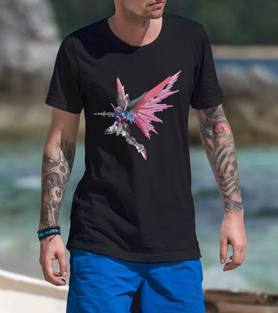 Gundam Destiny Strike Freedom Mobile Suit T-Shirt