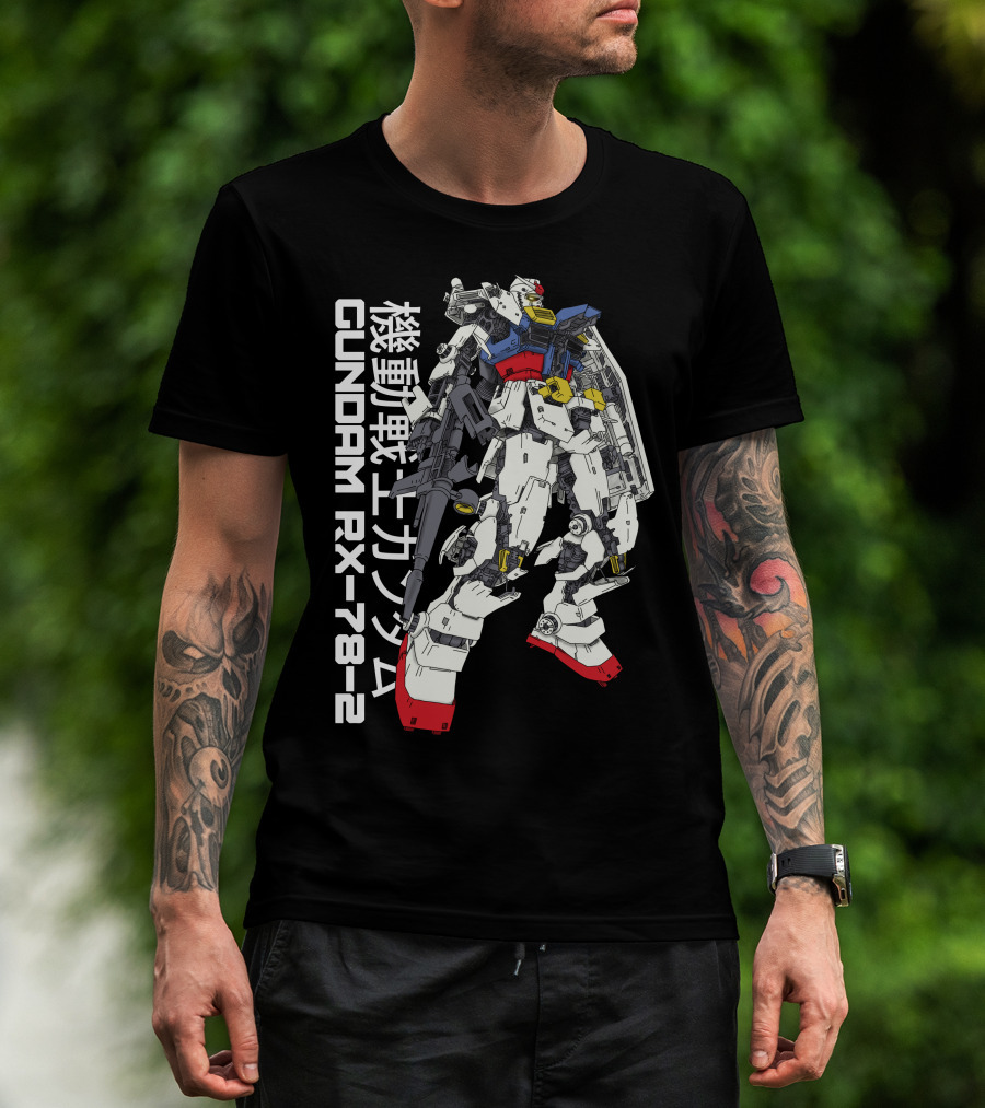 Gundam RX-78-2 Mobile Suit Mechanized Warrior T-Shirt