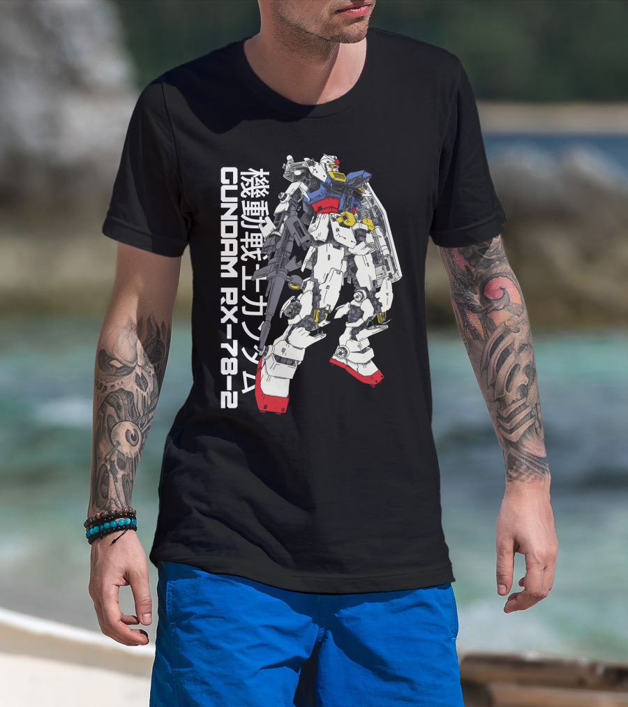 Gundam RX-78-2 Mobile Suit Mechanized Warrior T-Shirt