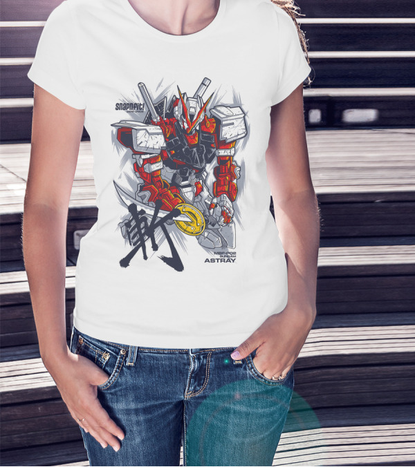 Snapfit Series MBF-P02 Gundam Astray Red Frame T-Shirt