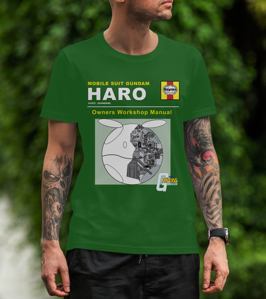 MOBILE SUIT GUNDAM HARO Owners Workshop Manual Haynes GUNDAM T-Shirt