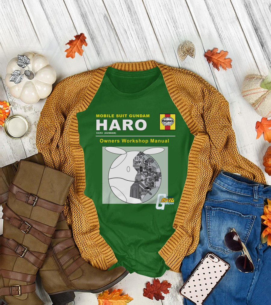MOBILE SUIT GUNDAM HARO Owners Workshop Manual Haynes GUNDAM T-Shirt